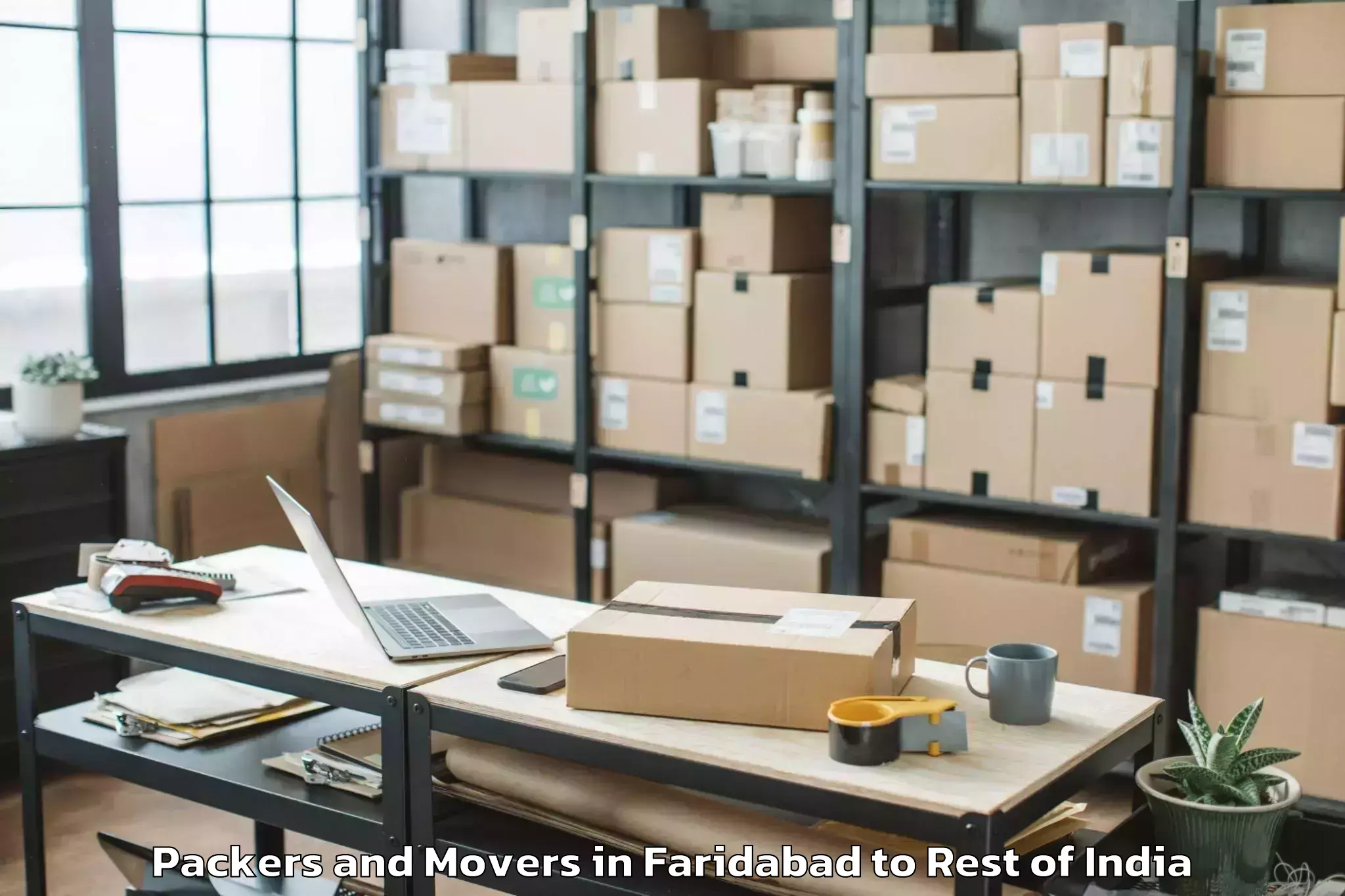 Get Faridabad to Thanamandi Packers And Movers